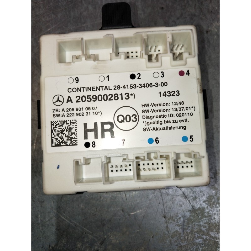 Recambio de modulo electronico para mercedes clase c (w205) lim. c 220 cdi bluetec (205.004) referencia OEM IAM A2059002813 A205