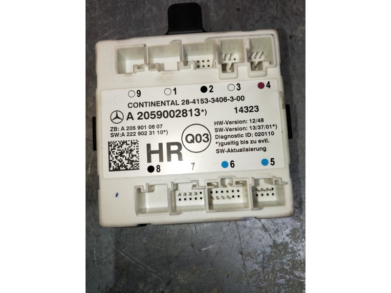 Recambio de modulo electronico para mercedes clase c (w205) lim. c 220 cdi bluetec (205.004) referencia OEM IAM A2059002813 A205