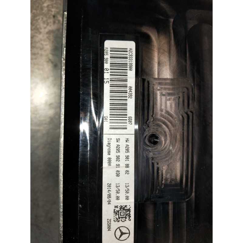 Recambio de pantalla multifuncion para mercedes clase c (w205) lim. c 220 cdi bluetec (205.004) referencia OEM IAM A2059000115 A