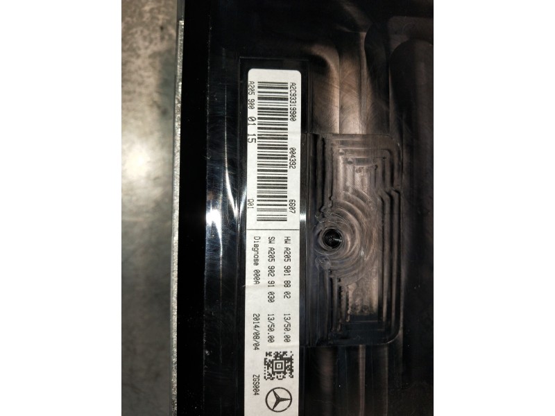 Recambio de pantalla multifuncion para mercedes clase c (w205) lim. c 220 cdi bluetec (205.004) referencia OEM IAM A2059000115 A