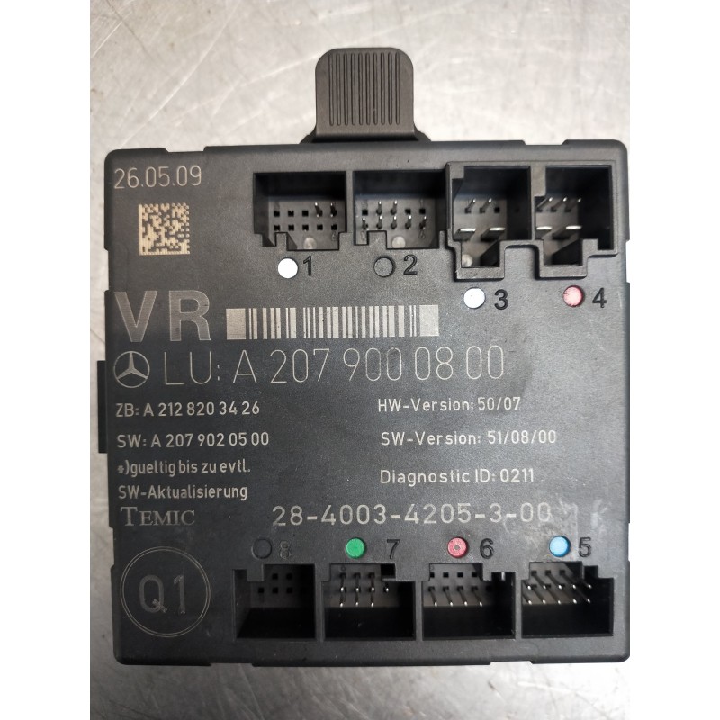Recambio de modulo electronico para mercedes clase clk (w207) coupe 350 cdi be prime edition (207.322) referencia OEM IAM A20790