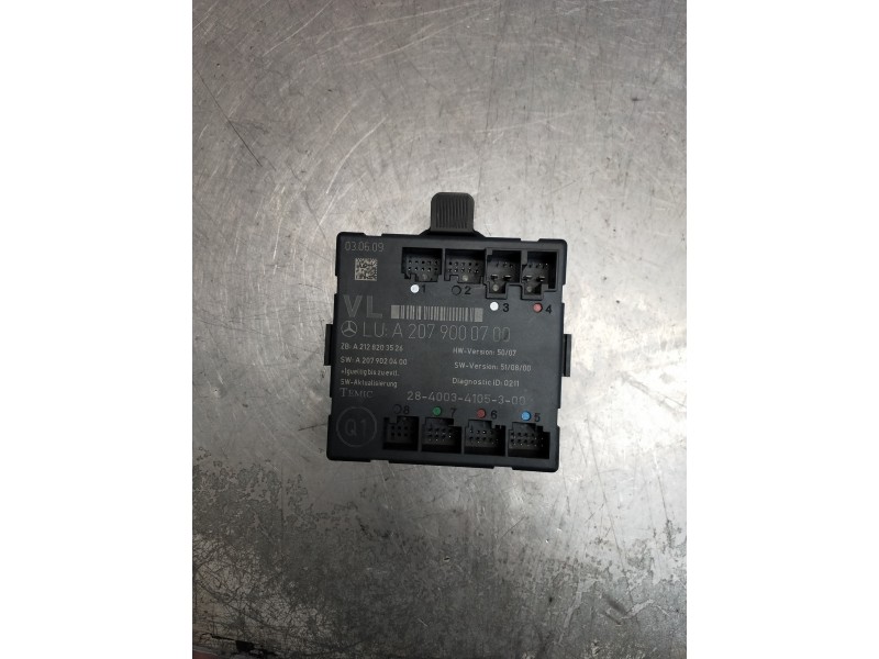 Recambio de modulo electronico para mercedes clase clk (w207) coupe 350 cdi be prime edition (207.322) referencia OEM IAM A20790