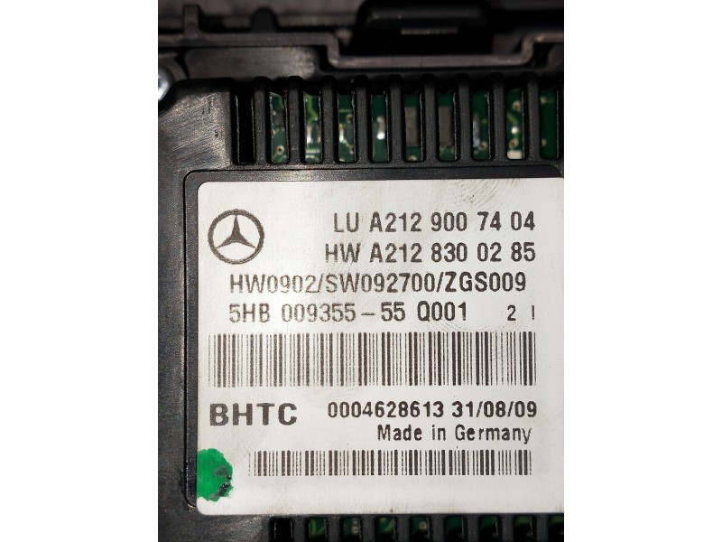 Recambio de mando calefaccion / aire acondicionado para mercedes clase clk (w207) coupe 350 cdi be prime edition (207.322) refer
