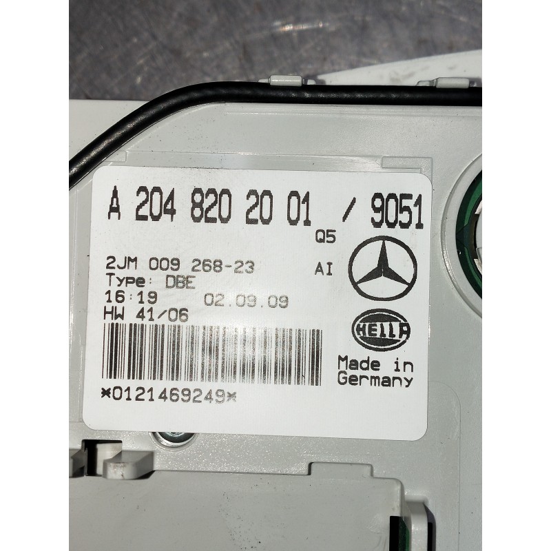 Recambio de luz interior para mercedes clase clk (w207) coupe 350 cdi be prime edition (207.322) referencia OEM IAM A2048202001 