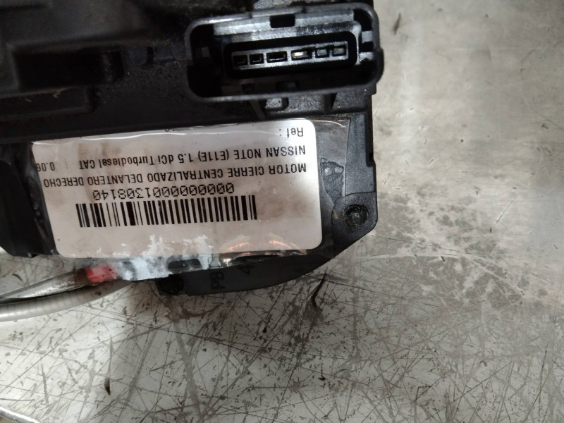 Recambio de motor cierre centralizado delantero derecho para nissan note (e11e) 1.5 dci turbodiesel cat referencia OEM IAM   