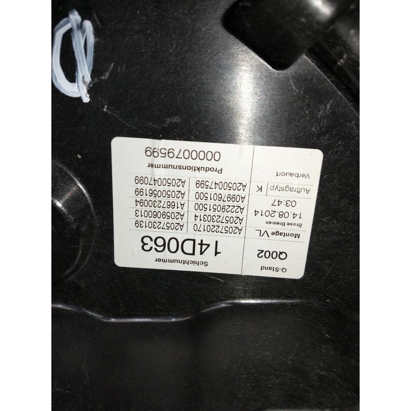 Recambio de elevalunas delantero izquierdo para mercedes clase c (w205) lim. c 220 cdi bluetec (205.004) referencia OEM IAM A205