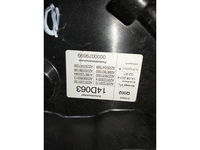 Recambio de elevalunas delantero izquierdo para mercedes clase c (w205) lim. c 220 cdi bluetec (205.004) referencia OEM IAM A205