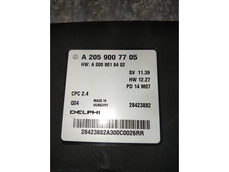 Recambio de modulo electronico para mercedes clase c (w205) lim. c 220 cdi bluetec (205.004) referencia OEM IAM A2059007705 A000