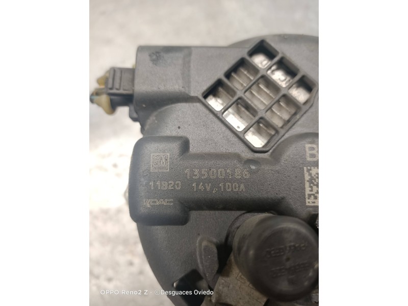 Recambio de alternador para opel astra j lim. enjoy referencia OEM IAM 13500186  