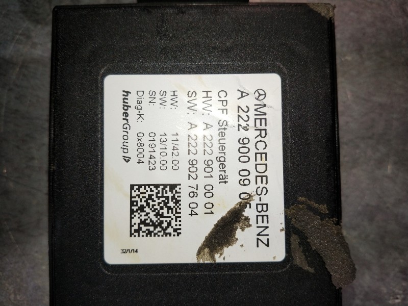 Recambio de modulo electronico para mercedes clase c (w205) lim. c 220 cdi bluetec (205.004) referencia OEM IAM A2229000905 A222