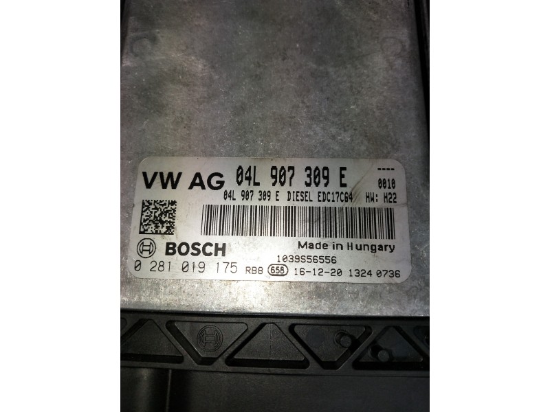 Recambio de centralita motor uce para seat toledo (kg3) style referencia OEM IAM 0281019175 04L907309E 1039S56556
