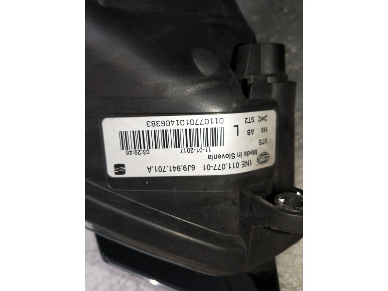 Recambio de faro antiniebla izquierdo para seat toledo (kg3) style referencia OEM IAM 6J9941701A  
