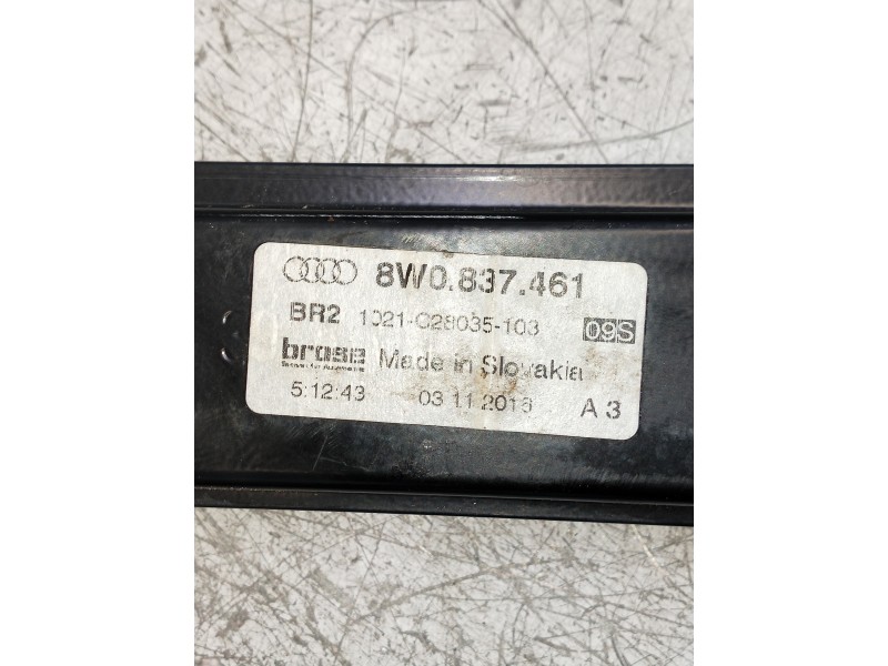 Recambio de elevalunas delantero izquierdo para audi a4 berlina (8w2) design edition referencia OEM IAM 8W0837461 1021028035103 