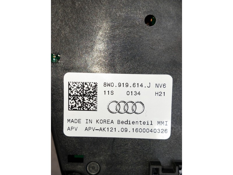 Recambio de mando multifuncion para audi a4 berlina (8w2) design edition referencia OEM IAM 8W0919614J  