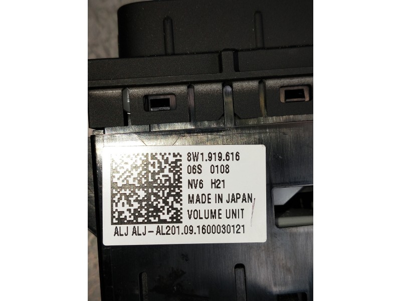 Recambio de mando multifuncion para audi a4 berlina (8w2) design edition referencia OEM IAM 8W1919616  