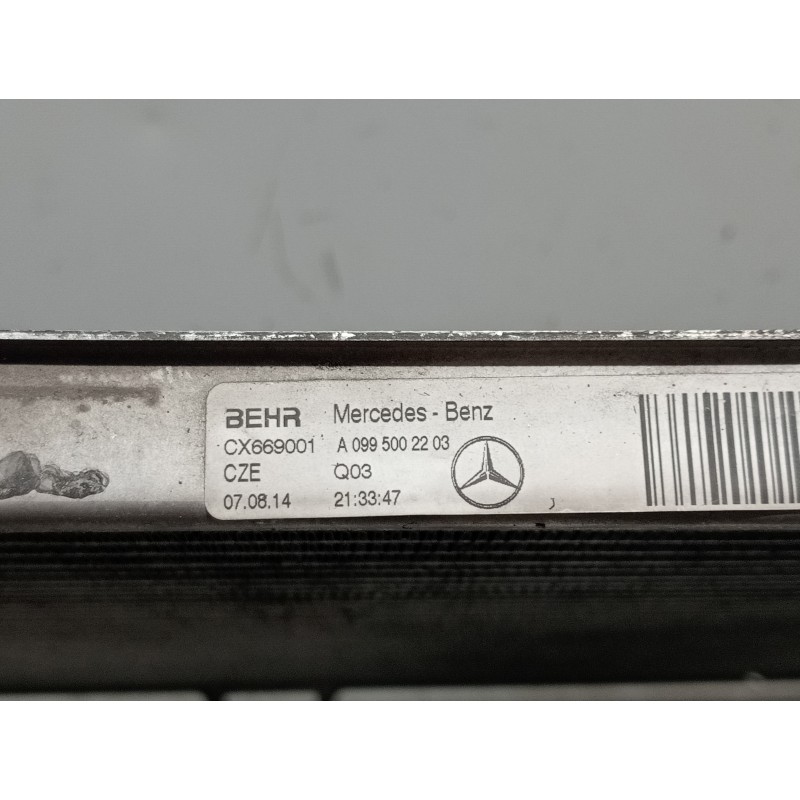 Recambio de radiador agua para mercedes clase c (w205) lim. c 220 cdi bluetec (205.004) referencia OEM IAM A0995002203  
