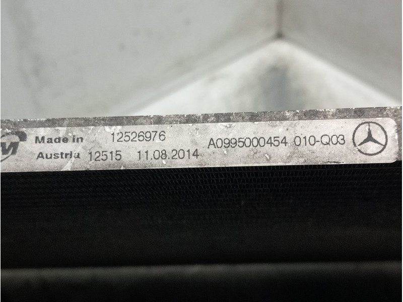 Recambio de condensador / radiador aire acondicionado para mercedes clase c (w205) lim. c 220 cdi bluetec (205.004) referencia O