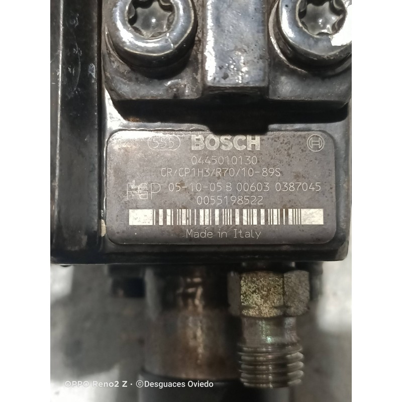 Recambio de bomba inyeccion para fiat croma (194) 1.9 16v multijet dynamic referencia OEM IAM 0445010130 0055198522 006030387045
