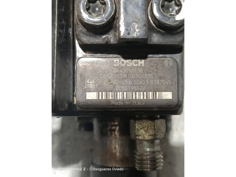 Recambio de bomba inyeccion para fiat croma (194) 1.9 16v multijet dynamic referencia OEM IAM 0445010130 0055198522 006030387045