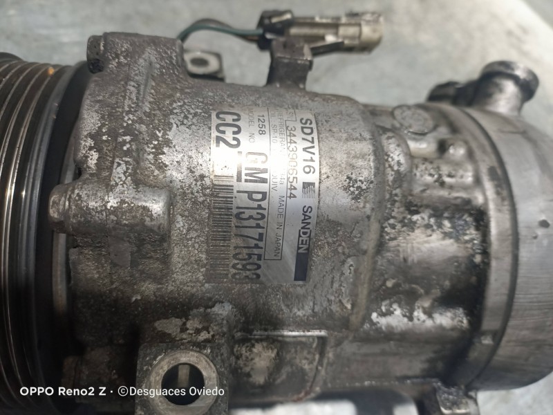 Recambio de compresor aire acondicionado para fiat croma (194) 1.9 16v multijet dynamic referencia OEM IAM P13171593 SD7V16 3443