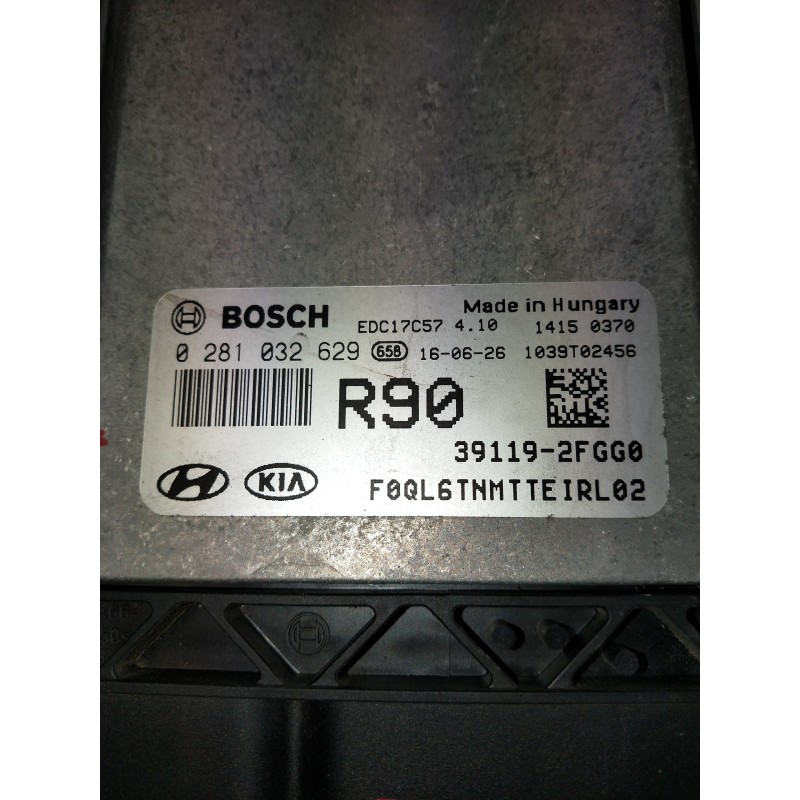 Recambio de centralita motor uce para kia sportage spirit 2wd referencia OEM IAM 0281032629 391192FGG0 