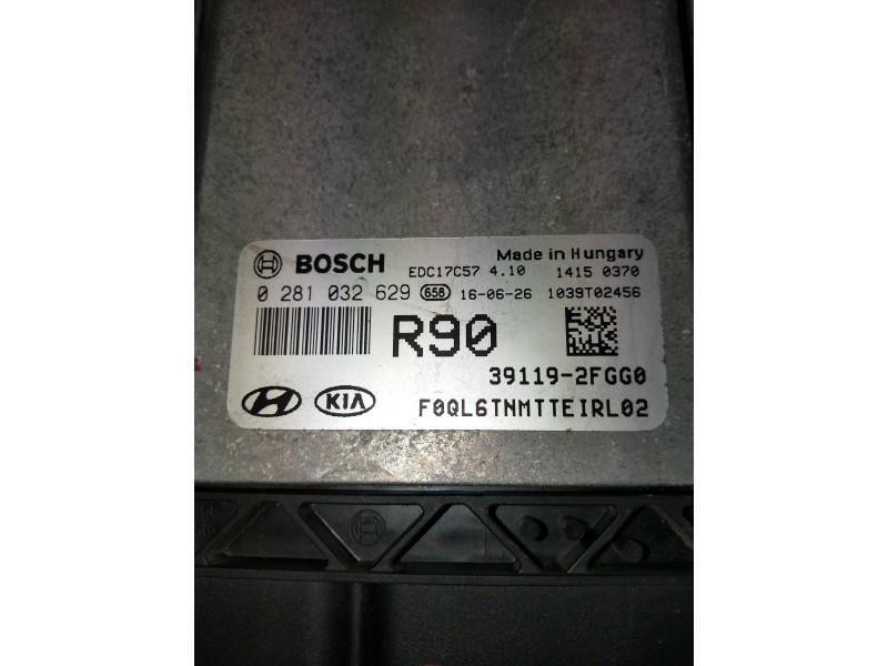 Recambio de centralita motor uce para kia sportage spirit 2wd referencia OEM IAM 0281032629 391192FGG0 