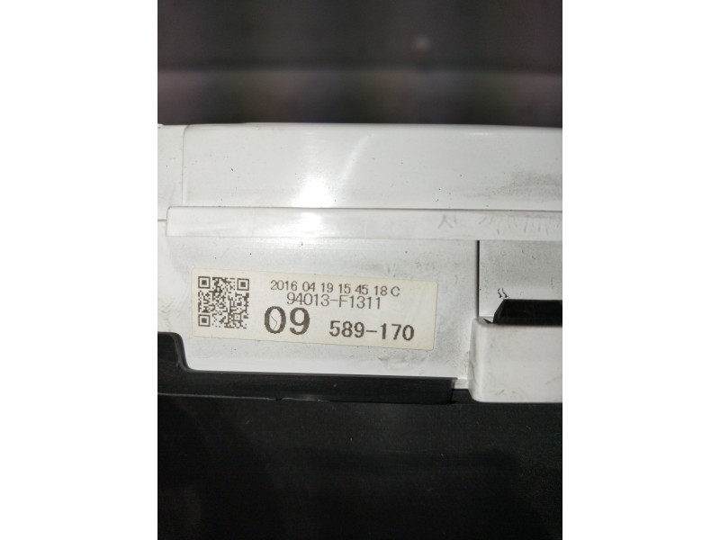 Recambio de cuadro instrumentos para kia sportage spirit 2wd referencia OEM IAM 94013F1311 7693118420 