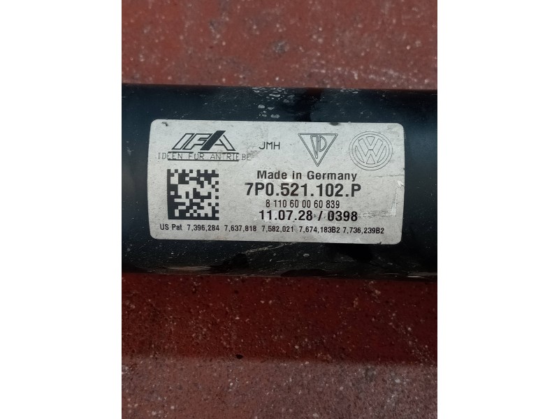 Recambio de transmision central para porsche cayenne (typ 92aa) diesel referencia OEM IAM 7P0521102P  