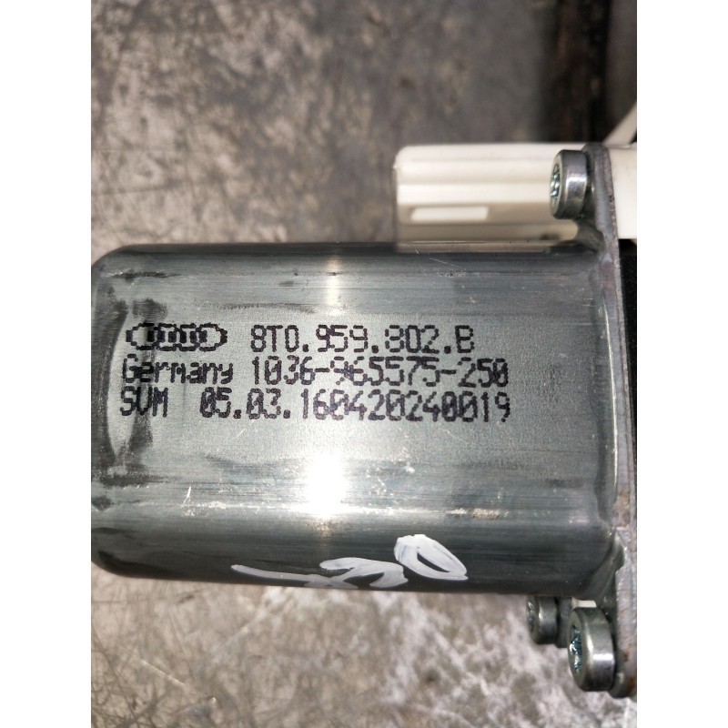 Recambio de elevalunas delantero derecho para audi a5 sportback (8t) 2.0 tdi (140kw) referencia OEM IAM 8T0959802B  5P