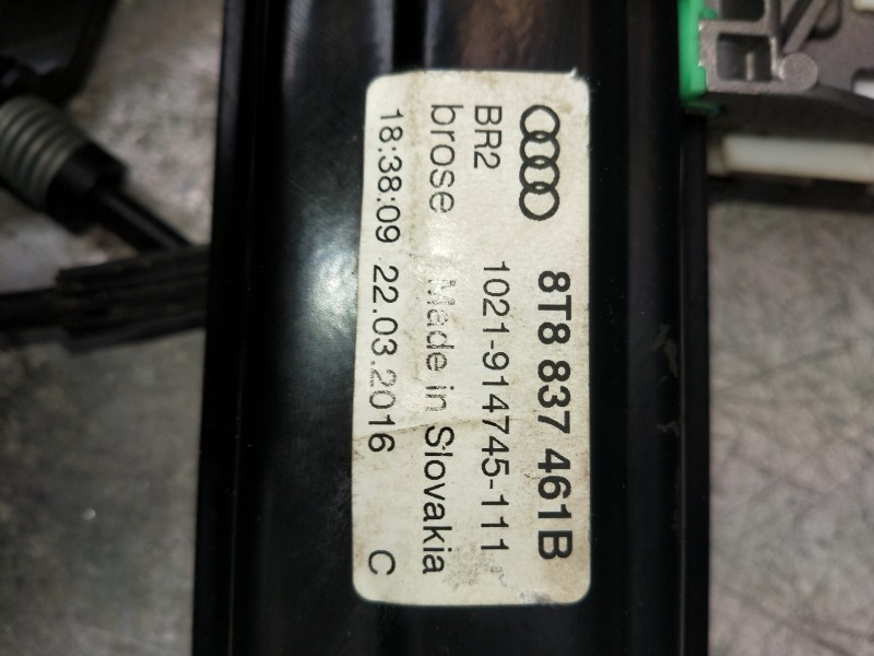 Recambio de elevalunas delantero izquierdo para audi a5 sportback (8t) 2.0 tdi (140kw) referencia OEM IAM 8T8837461B  5P