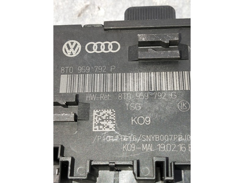 Recambio de modulo electronico para audi a5 sportback (8t) 2.0 tdi (140kw) referencia OEM IAM 8T0959792P 8T0959792G 