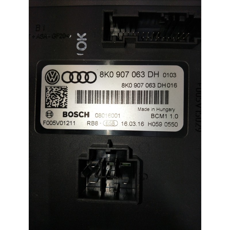 Recambio de modulo electronico para audi a5 sportback (8t) 2.0 tdi (140kw) referencia OEM IAM 8K0907063DH 08016001 F005V01211