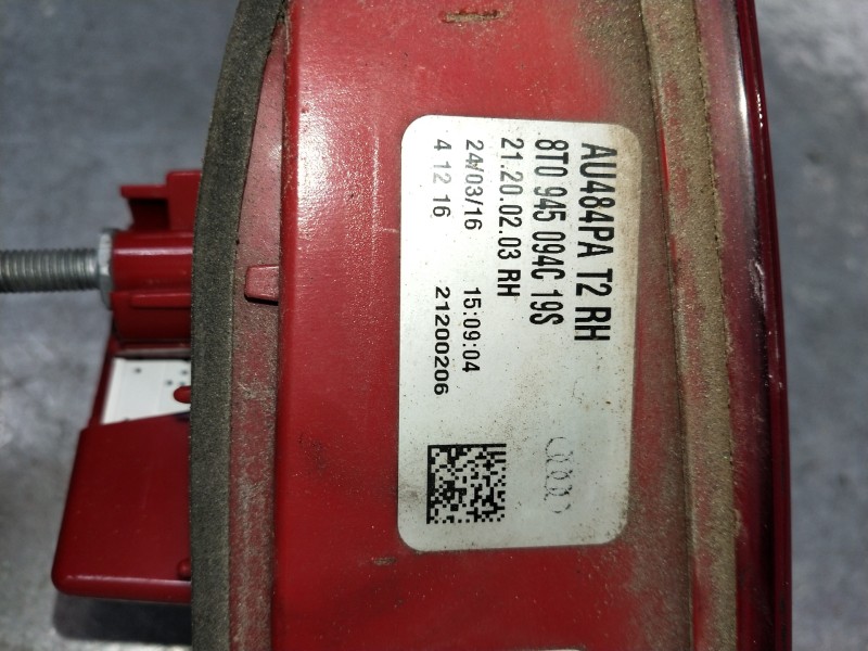 Recambio de piloto trasero derecho interior para audi a5 sportback (8t) 2.0 tdi (140kw) referencia OEM IAM 8T095094C 21200206 