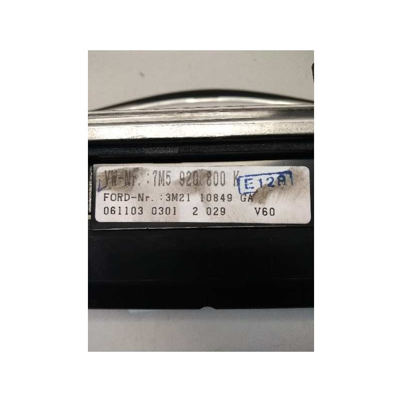 Recambio de cuadro instrumentos para ford galaxy (vy) 1.9 tdi cat referencia OEM IAM 110080036024 3M2110849 GA 7M5920800K