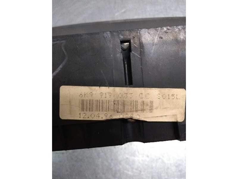 Recambio de cuadro instrumentos para volkswagen caddy ka/kb (9k9) 1.9 diesel referencia OEM IAM 6K9919033CC  