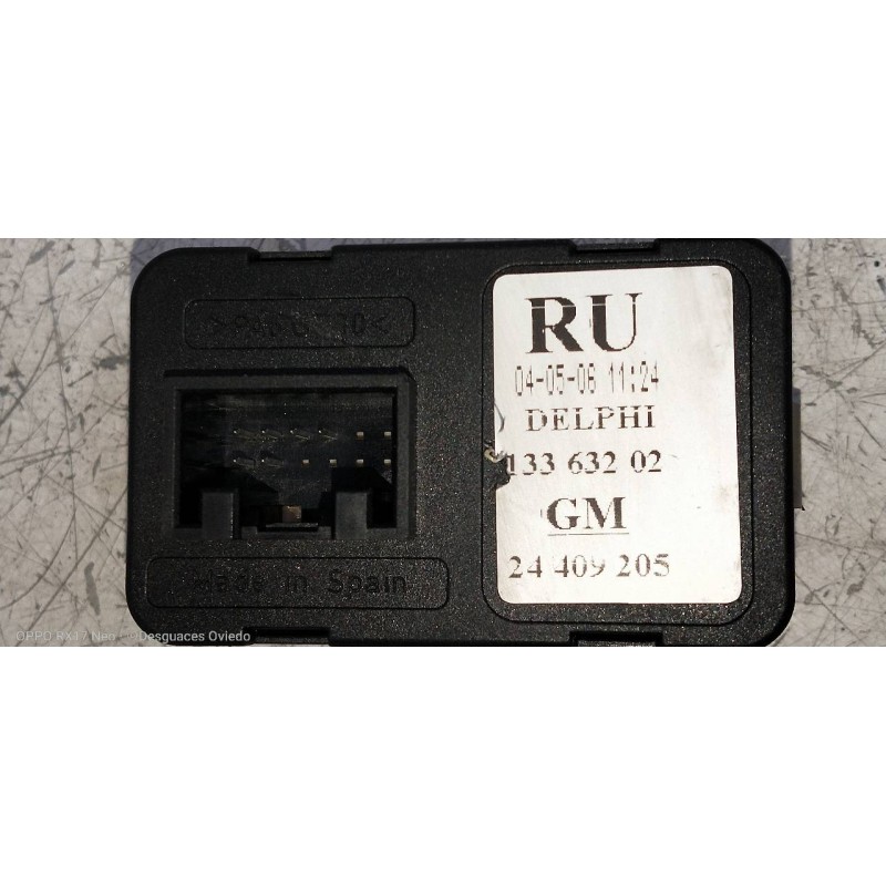 Recambio de mando elevalunas delantero izquierdo para opel combo (corsa c) familiar referencia OEM IAM 13363202 24409205 