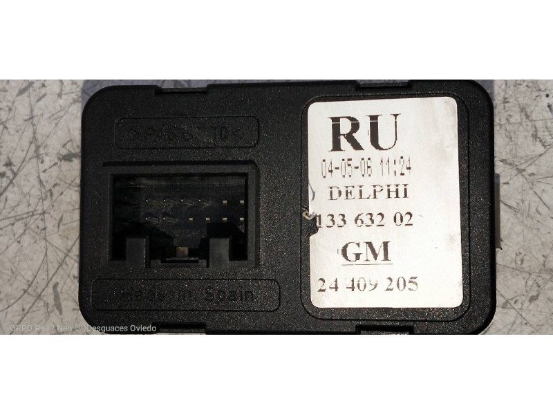 Recambio de mando elevalunas delantero izquierdo para opel combo (corsa c) familiar referencia OEM IAM 13363202 24409205 