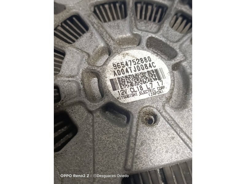 Recambio de alternador para peugeot 407 sw premium referencia OEM IAM 9654752880 A004TJ0084C 