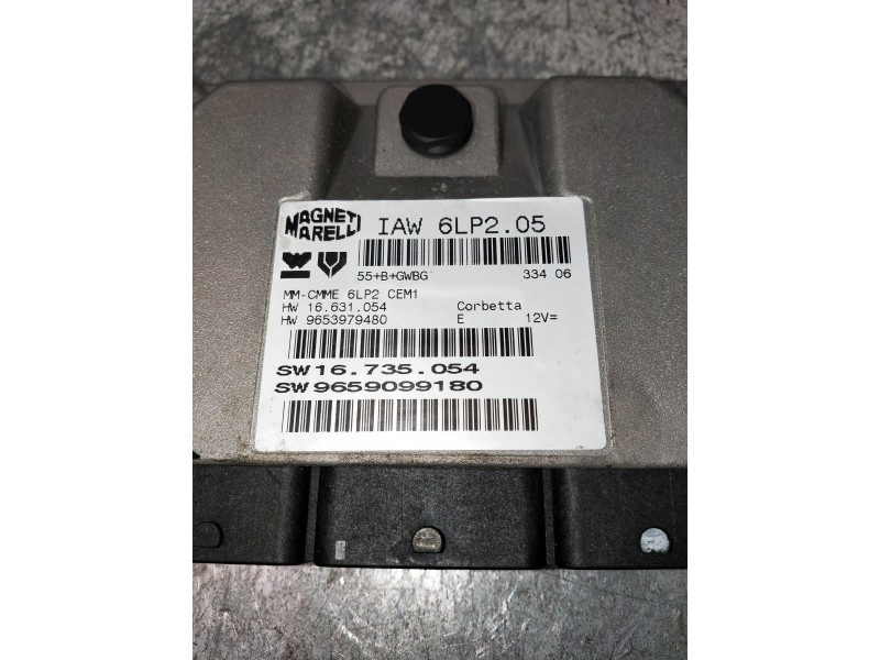 Recambio de centralita motor uce para citroen c4 berlina collection referencia OEM IAM 9653979480 SW9659099180 SW16735054