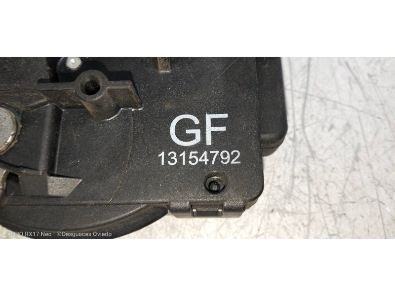 Recambio de motor cierre centralizado delantero derecho para opel combo (corsa c) familiar referencia OEM IAM 13154792  