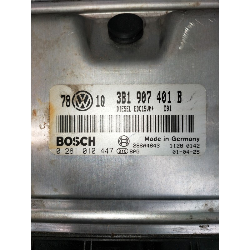 Recambio de centralita motor uce para volkswagen passat variant (3b6) v6 tdi executive referencia OEM IAM 0281010447 3B1907401B 