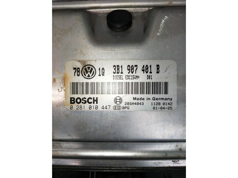 Recambio de centralita motor uce para volkswagen passat variant (3b6) v6 tdi executive referencia OEM IAM 0281010447 3B1907401B 