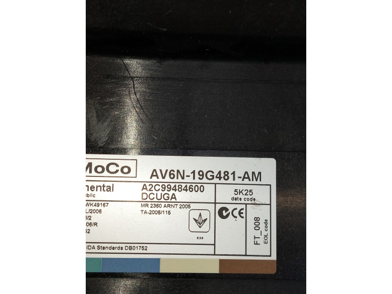 Recambio de modulo electronico para ford kuga (cbs) titanium referencia OEM IAM AV6N19G481AM  