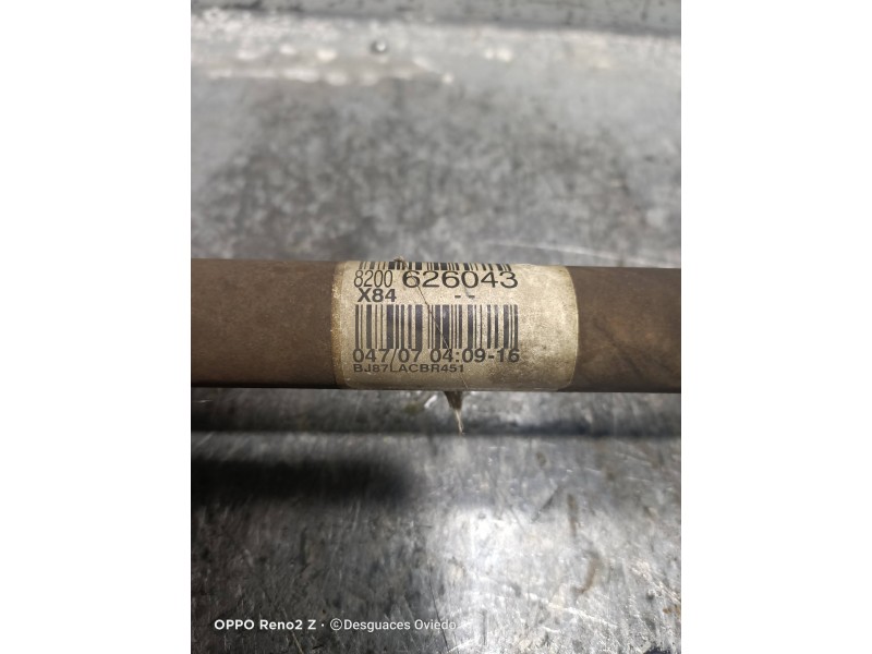 Recambio de transmision delantera izquierda para renault megane ii classic berlina confort authentique referencia OEM IAM 820062