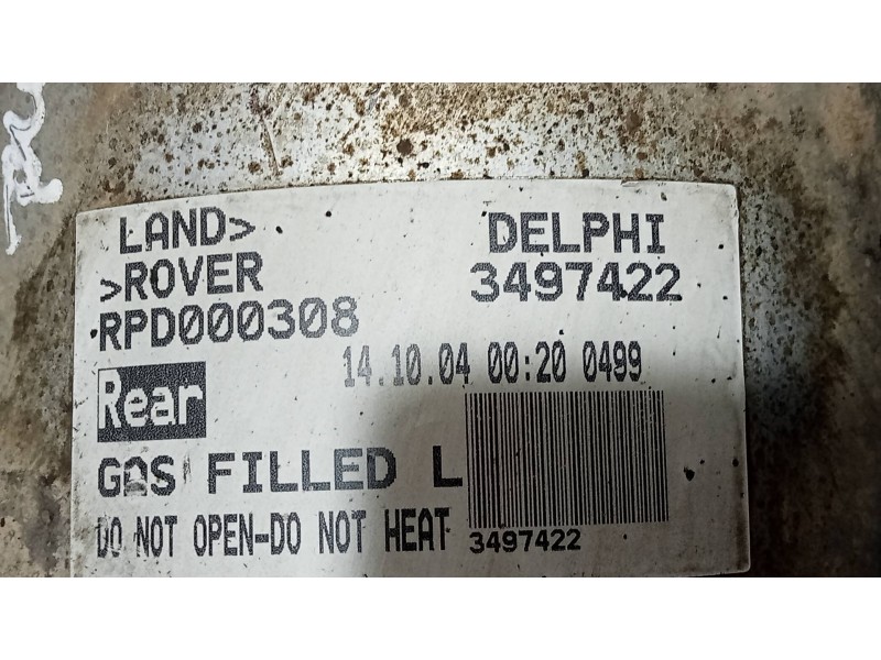 Recambio de amortiguador trasero derecho para land rover discovery v6 td s referencia OEM IAM   