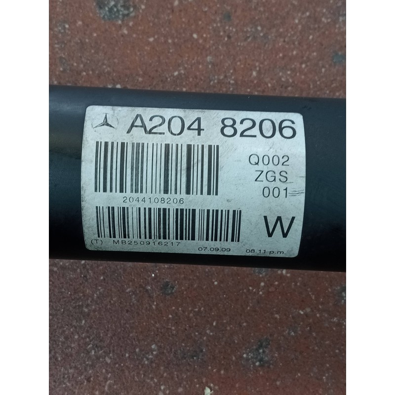 Recambio de transmision central para mercedes clase clk (w207) coupe 350 cdi be prime edition (207.322) referencia OEM IAM   