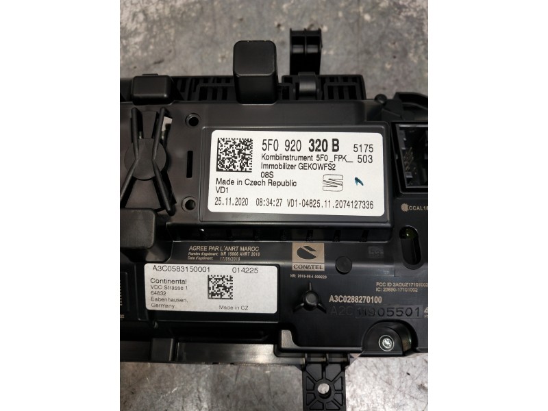 Recambio de cuadro instrumentos para seat ateca (kh7) style go referencia OEM IAM 5F0920320B A3C0288270100 A2C11905501