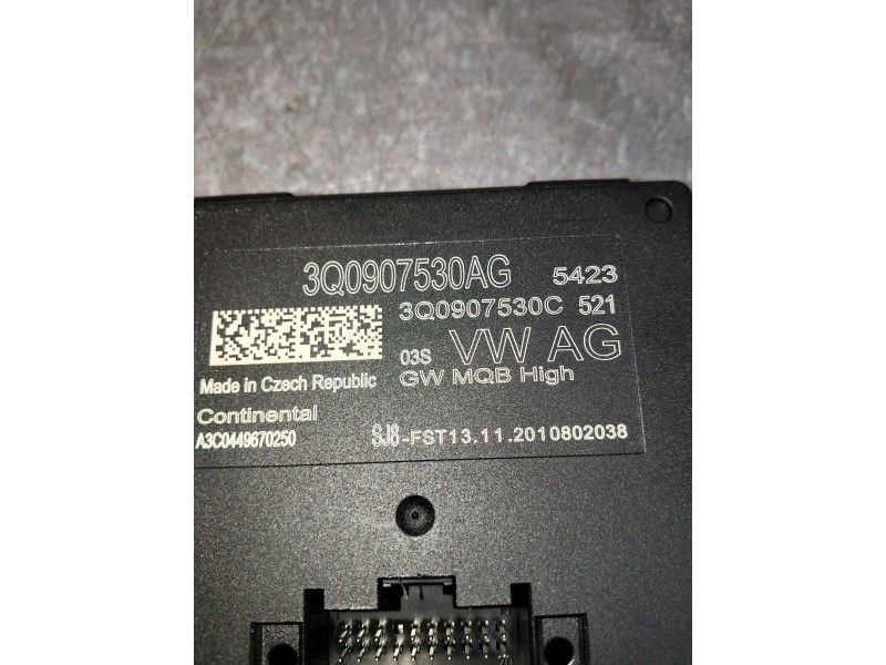 Recambio de modulo electronico para seat ateca (kh7) style go referencia OEM IAM 3Q0907530AG A3C0449670250 