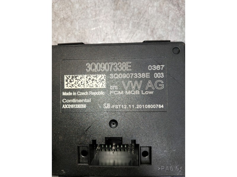 Recambio de modulo electronico para seat ateca (kh7) style go referencia OEM IAM 3Q0907338E A3C0161330350 