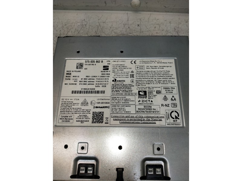 Recambio de modulo electronico para seat ateca (kh7) style go referencia OEM IAM 575035862B  